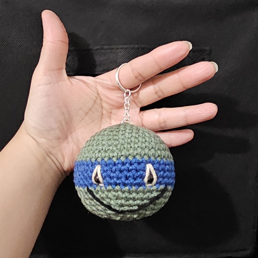Handmade Turtle Keychain